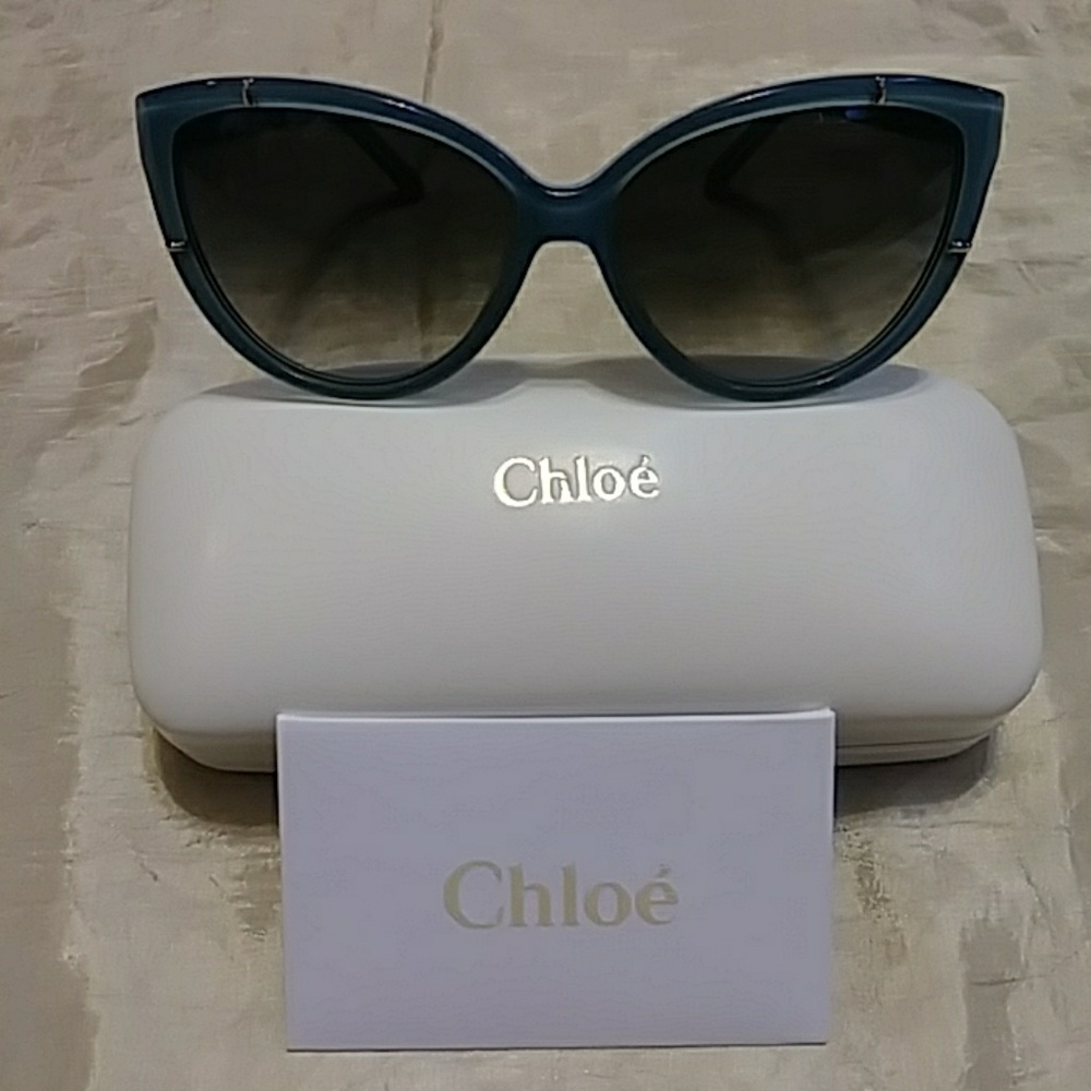 Chloé Aqua Cat Eye Sunglasses